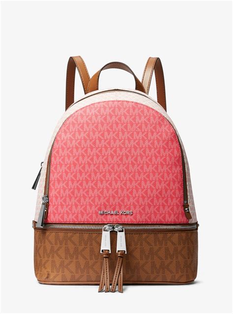 rhea medium color block backpack